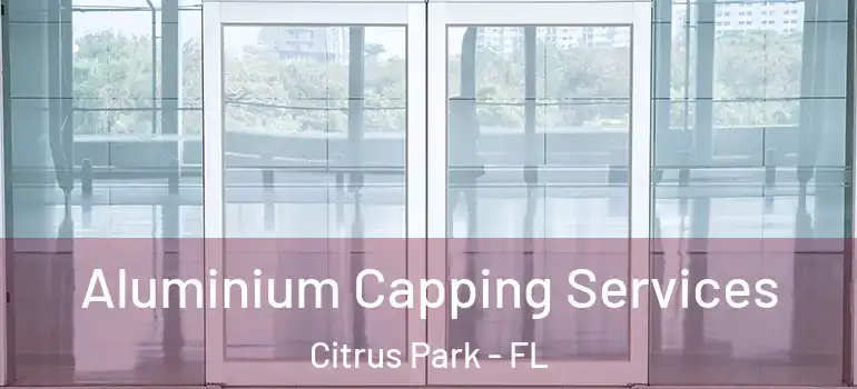 Aluminium Capping Services Citrus Park - FL