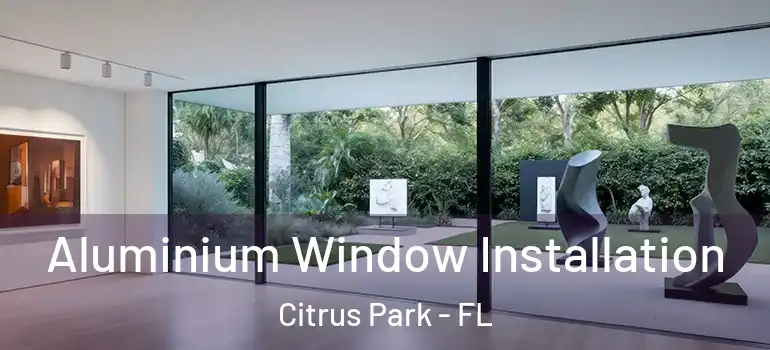 Aluminium Window Installation Citrus Park - FL