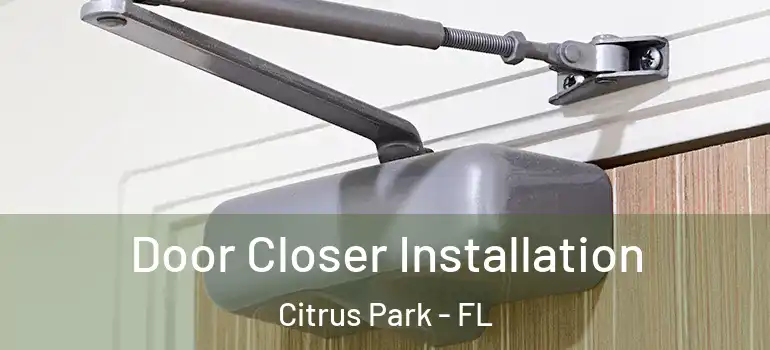 Door Closer Installation Citrus Park - FL