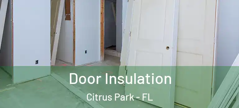 Door Insulation Citrus Park - FL