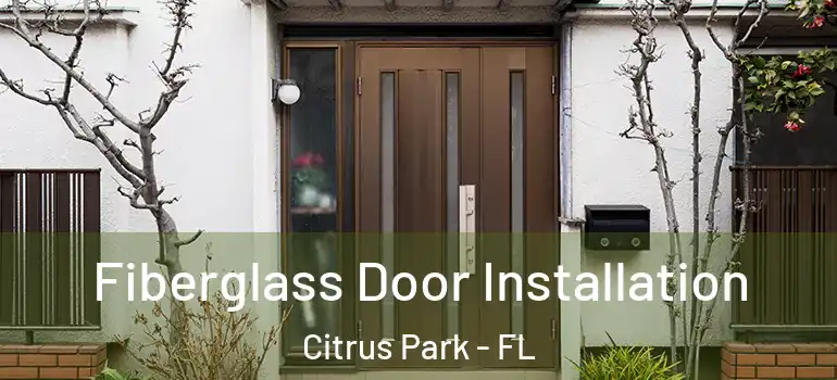 Fiberglass Door Installation Citrus Park - FL