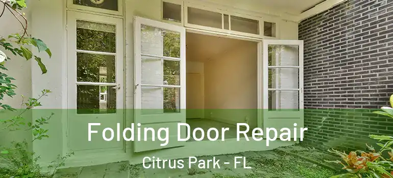 Folding Door Repair Citrus Park - FL