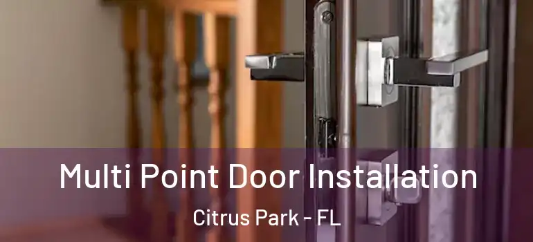 Multi Point Door Installation Citrus Park - FL