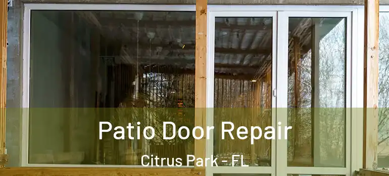 Patio Door Repair Citrus Park - FL