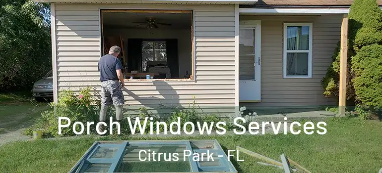 Porch Windows Services Citrus Park - FL
