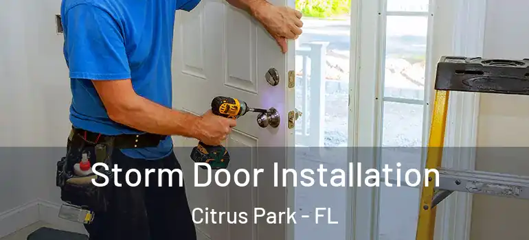 Storm Door Installation Citrus Park - FL